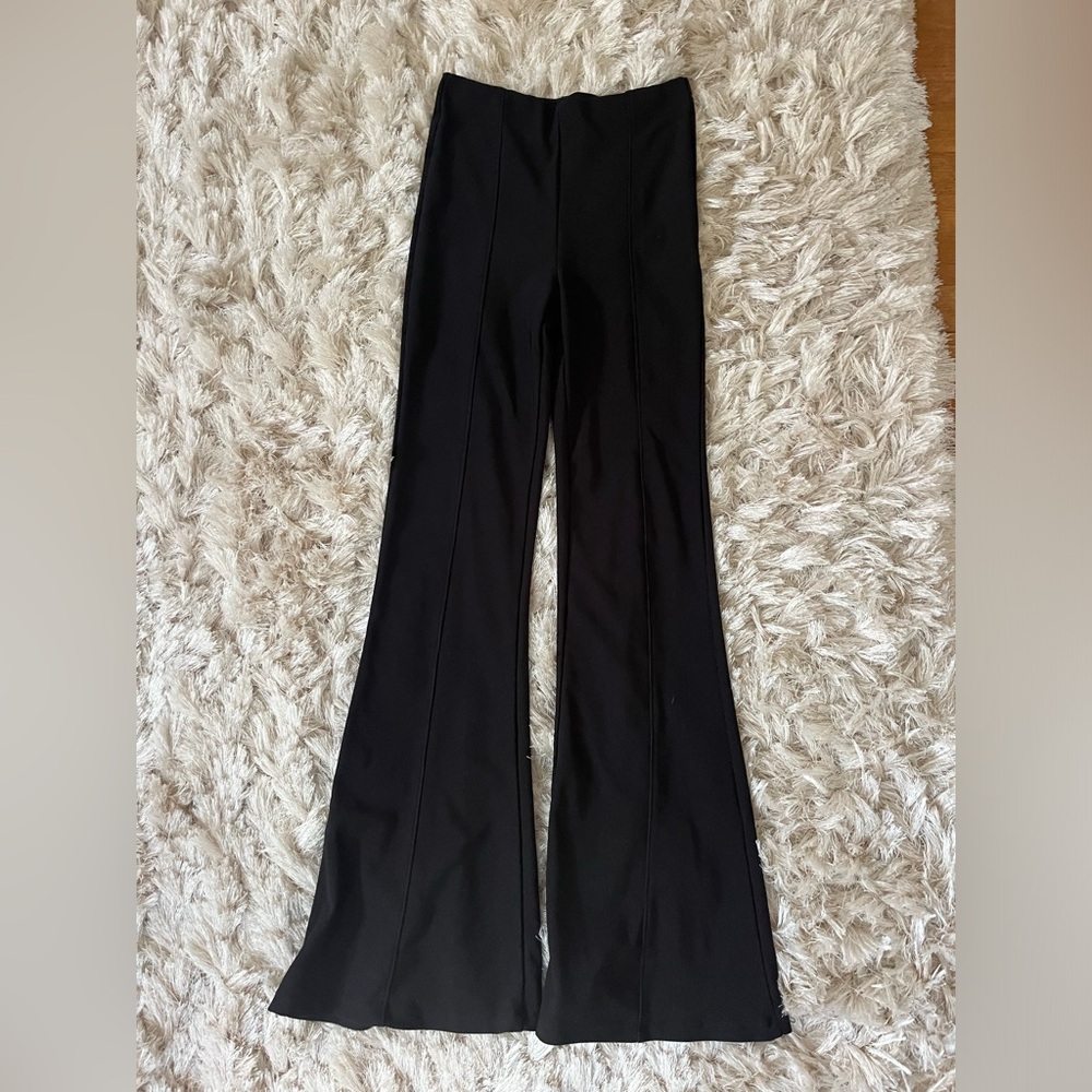Bershka Black Flare Pants for Women
